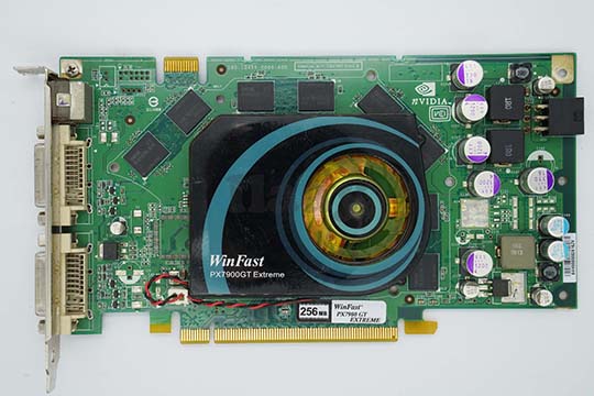 丽台Winfast PX7900 GT EXTREME 256MB显示卡（nVIDIA GeForce 7900 GT芯片）